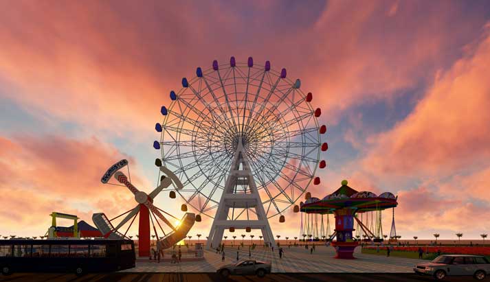 ferris wheel ride for park